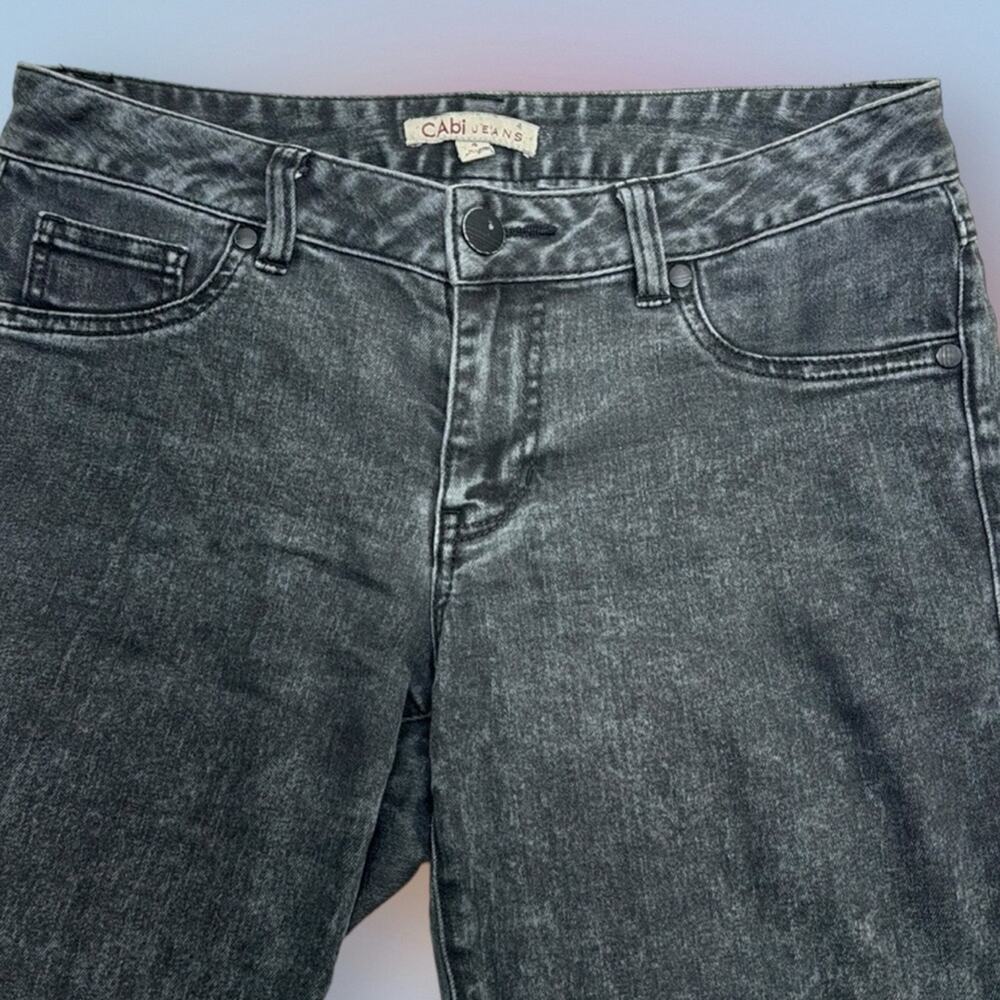 CABI JEANS Women’s 4 Soft Black Gray Skinny Jeans